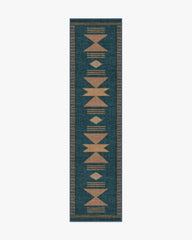 Lark Blue & Rose Rug