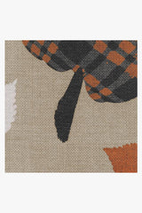 Pumpkin Orange Flatwoven Rug