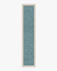Luna Soft Teal Rug by goop