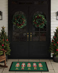 Nutcracker Pawrade Green Large Doormat
