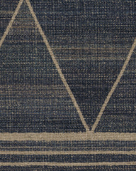 Harlequin Trellis Natural Navy Re-Jute Rug