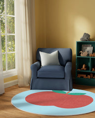 Big Apple Rug, 6' Round