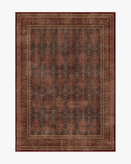Vesper Amber Red Flatwoven Rug