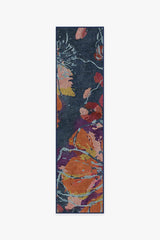 Watercolour Floral Navy Rug