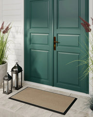 Looped Solid Light Coir Large Doormat