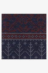 Fair Isle Red Flatwoven Rug