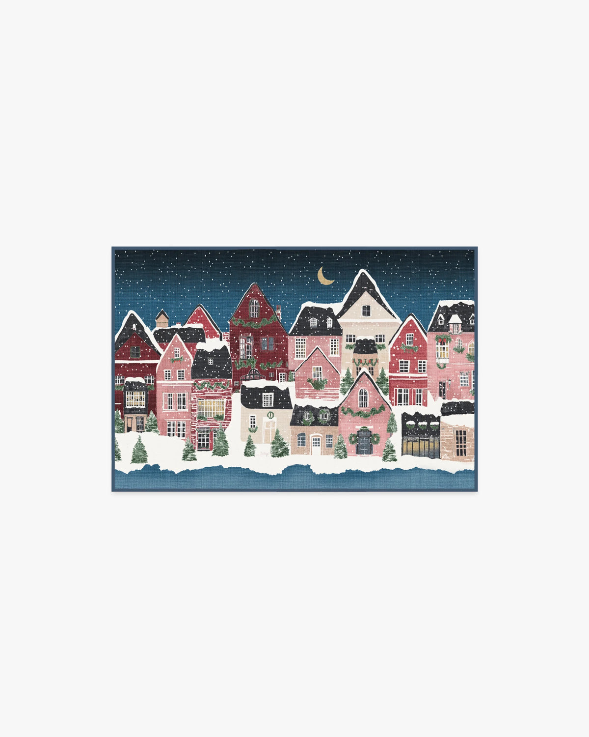 Noelle Village Midnight Flatwoven Rug