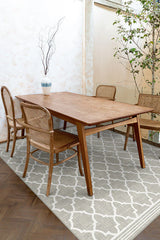 Varia Trellis Stone Outdoor Rug