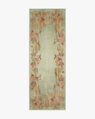 Bird of Paradise Silver Fern Rug by Sanderson