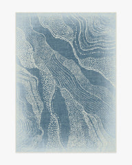 Adorned Soft Blue Rug by Malene Barnett