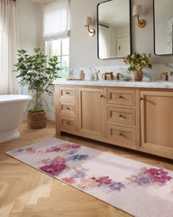 Clara Soft Rose Flatwoven Rug
