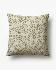 Waverly Natural & Green Woven Throw Pillow