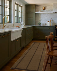 Harvest Stripe Brown Re-Jute Rug by Architectural Digest