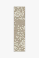 Mallow Flower Natural Stone Rug by Morris & Co.