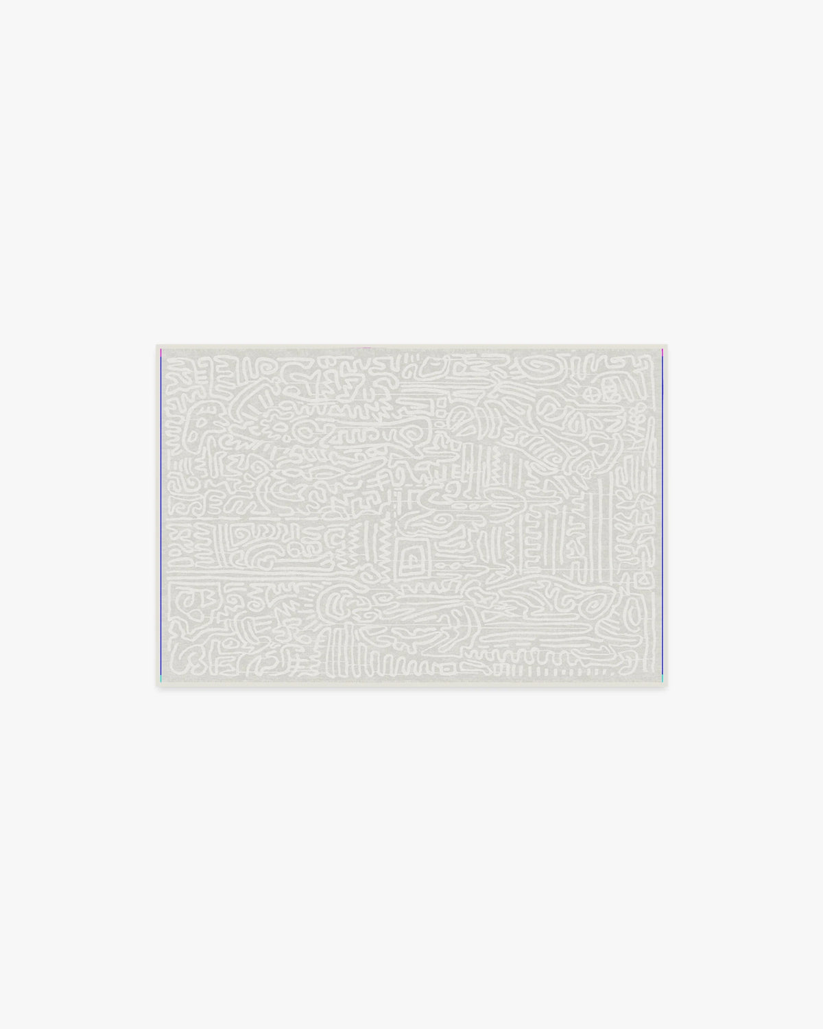 Freestyle Pearl Flatwoven Rug by Keith Haring