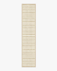 Elin Stripe Latte Cream Rug by goop