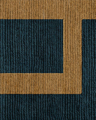 Aldo Indigo & Ochre Flatwoven Rug by The Local Project