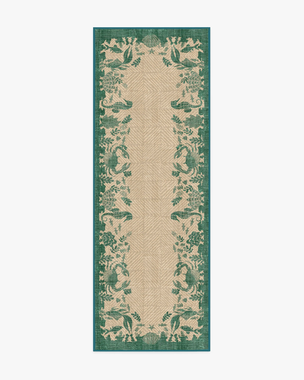 Ionia Emerald & Tan Outdoor Rug