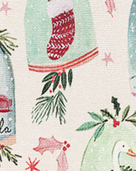 Snow Globes Cream Rug