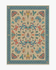 Flutterby Multicolor Rug by Iris Apfel