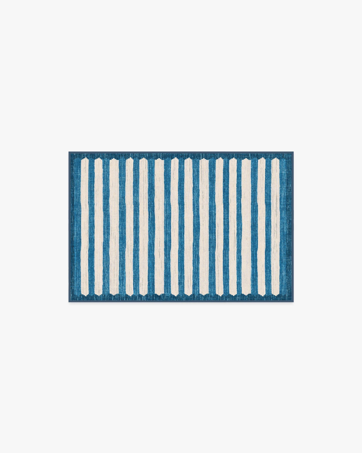Elin Stripe Indigo Rug by goop