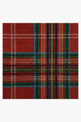 Winter Tartan Red Doormat