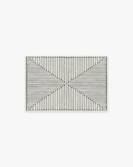 Inkdrop Black & Ivory Rug by Jonathan Adler
