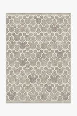 Mickey Trellis Ash Grey Flatwoven Rug
