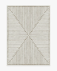 Inkdrop Camel & Ivory Rug by Jonathan Adler