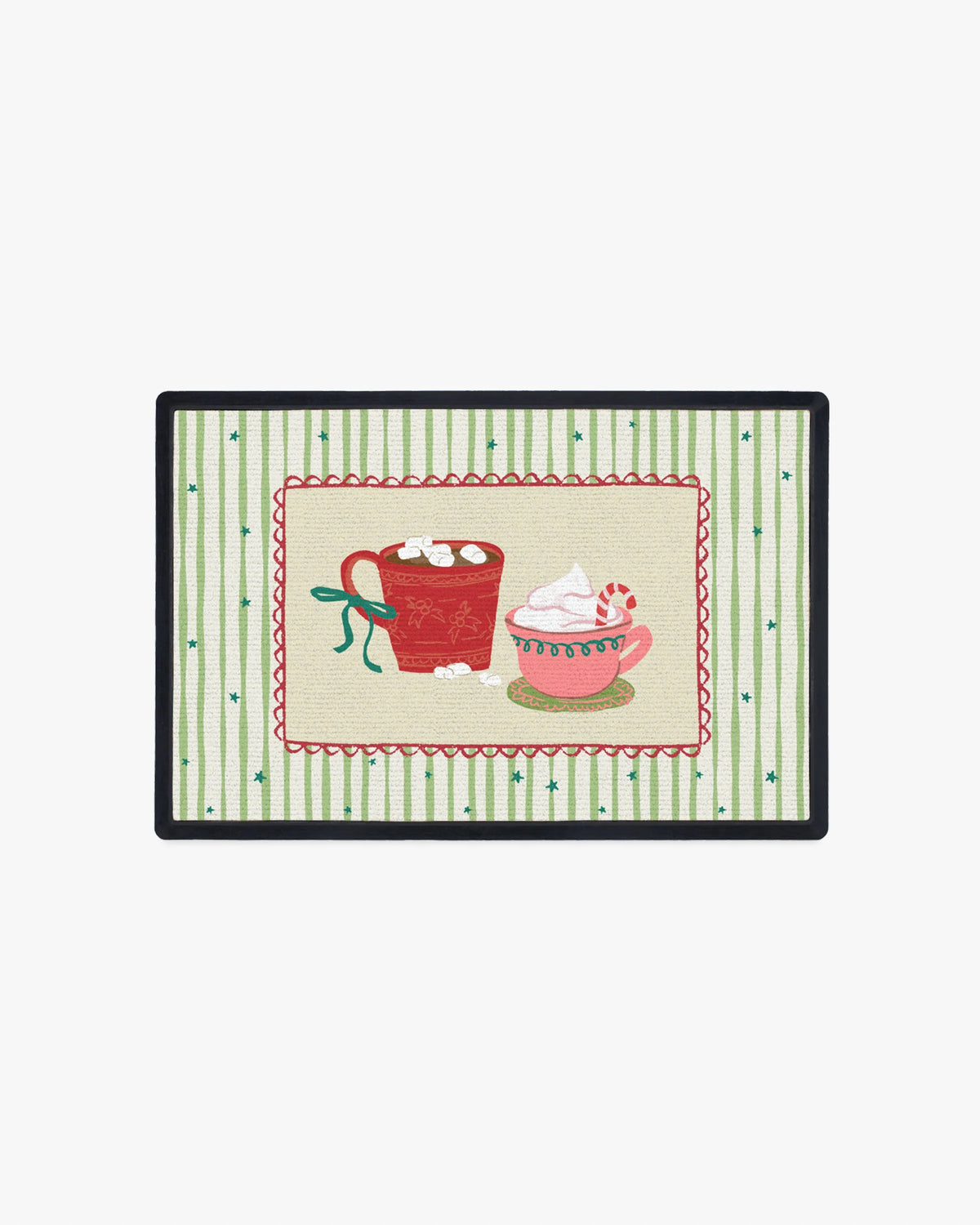 Cocoa Cozy Green Doormat