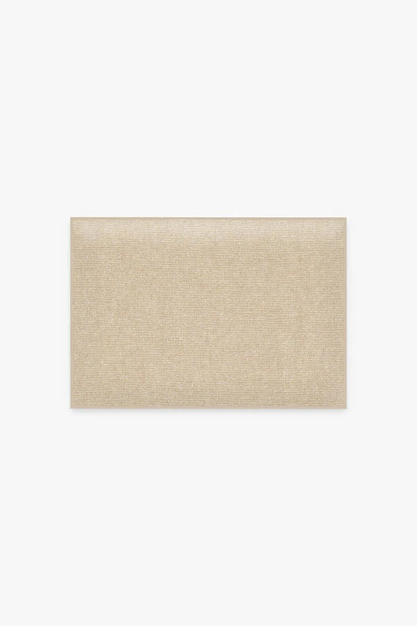 Solid Beige Bath Mat