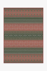 Fair Isle Multicolor Flatwoven Rug