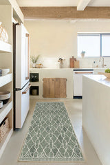 Grogu™ Trellis Sage Green Flatwoven Rug
