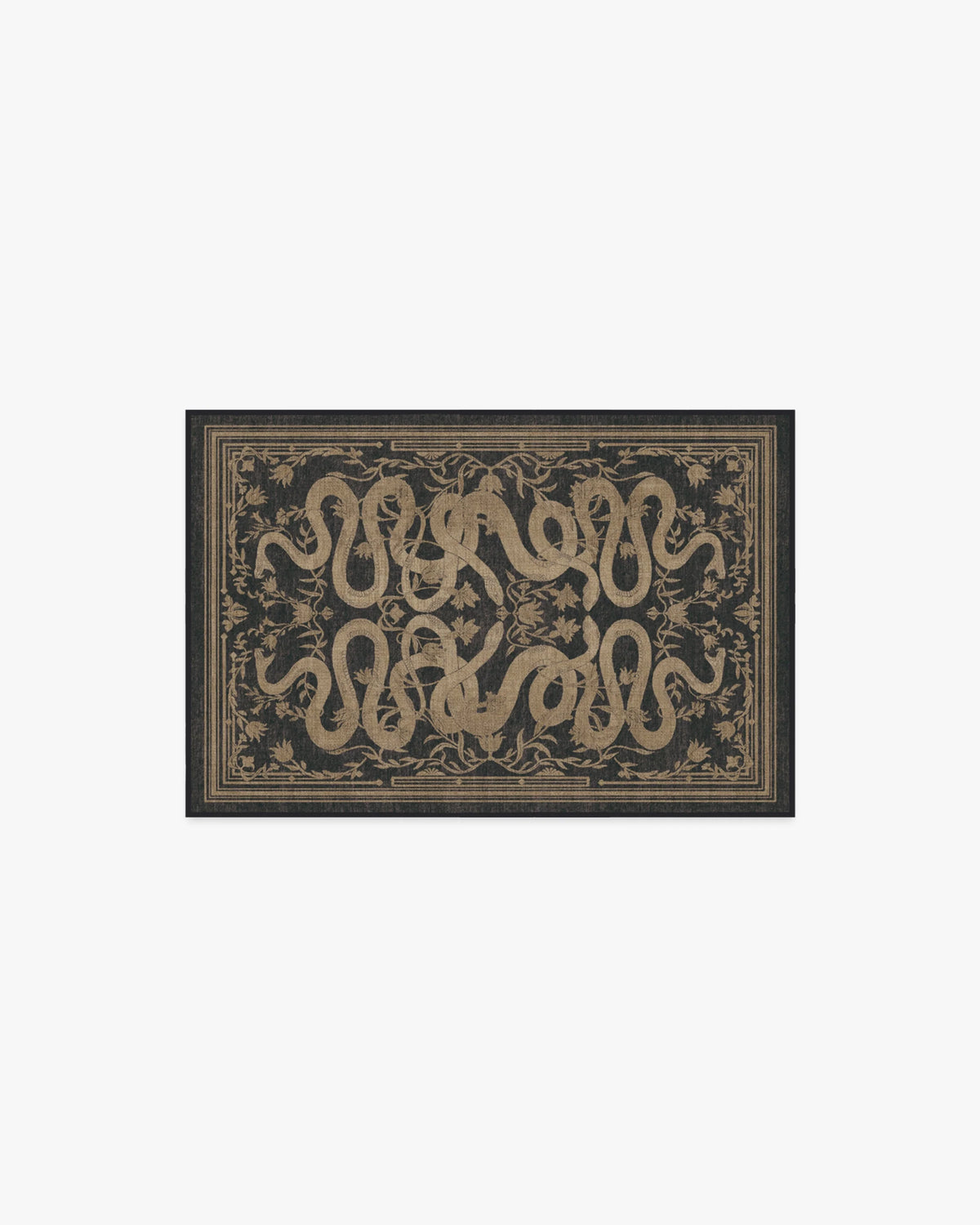 Sumaya Soft Black Flatwoven Rug by Martyn Lawrence Bullard