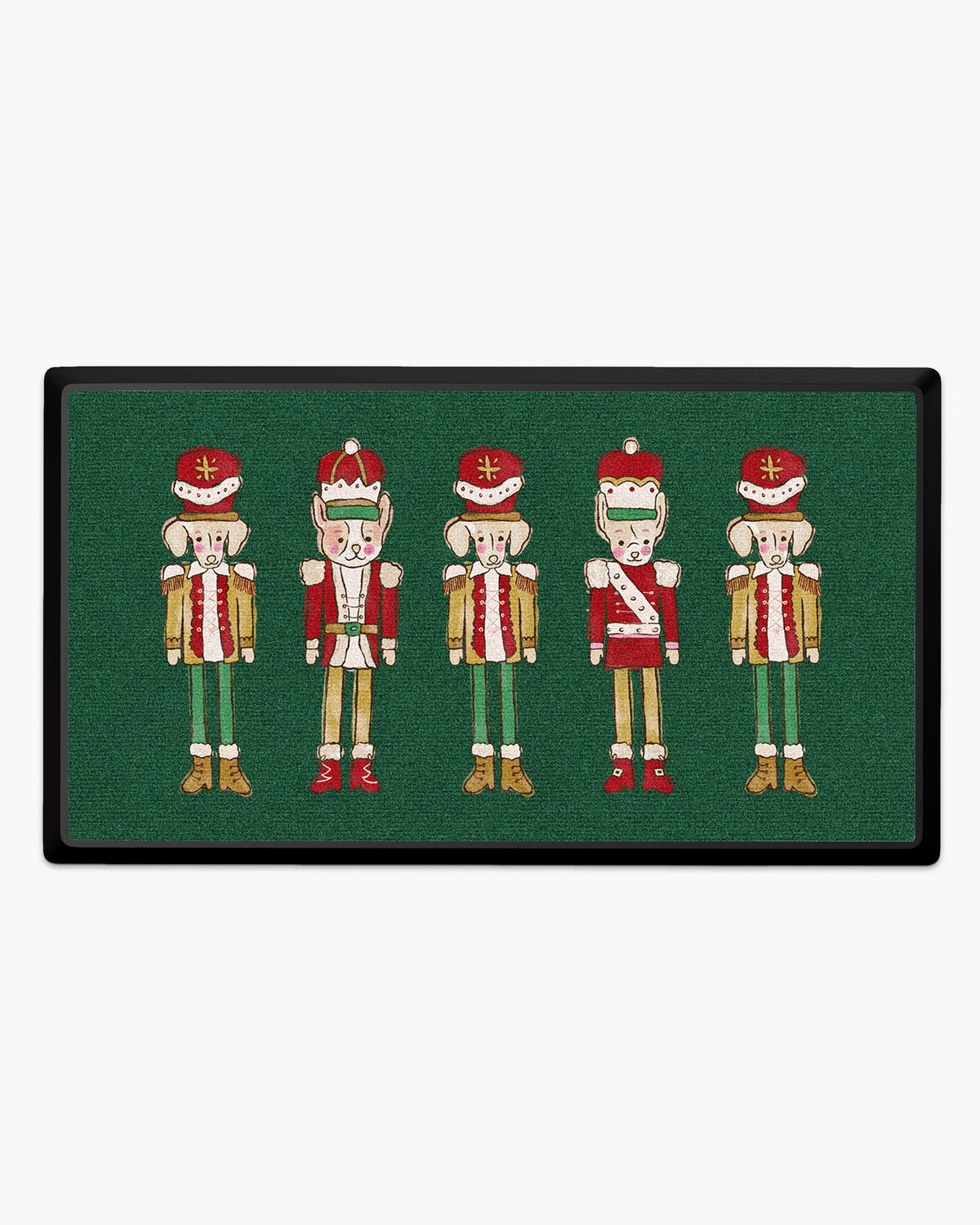 Nutcracker Pawrade Green Large Doormat