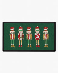 Nutcracker Pawrade Green Large Doormat