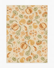 Harvest Veggies Cream Multicolor Flatwoven Rug