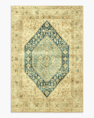 Soluna Gold & Teal Rug
