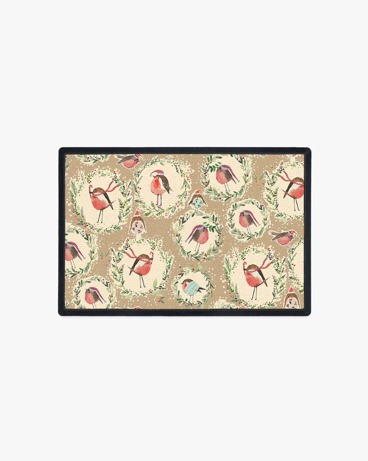 Holiday Robbins Natural Doormat