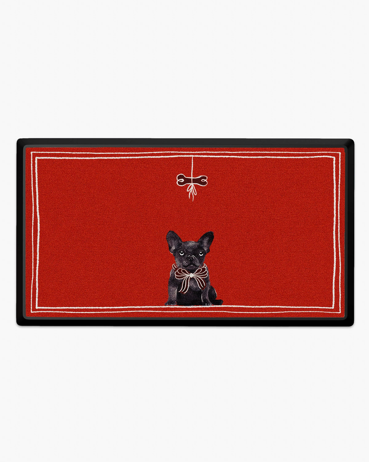 Pawlished Holiday Frenchie Large Doormat