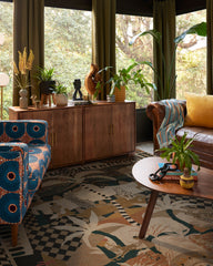 La Joie Natural Multicolor Flatwoven Rug by Architectural Digest
