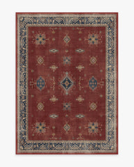 Verena Amber Red Flatwoven Rug
