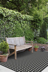Adde Black Outdoor Rug