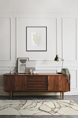 Aude Creme Flatwoven Rug by Nina Takesh