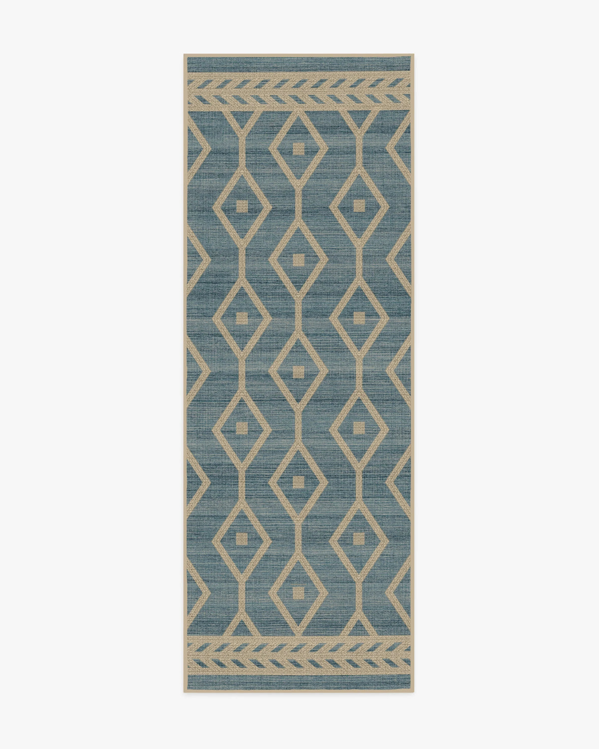 Newport Slate Blue Re-Jute Rug by Gray Malin