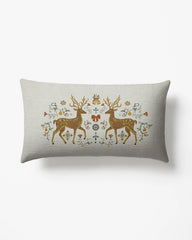 Belle Ivory Woven Throw Pillow