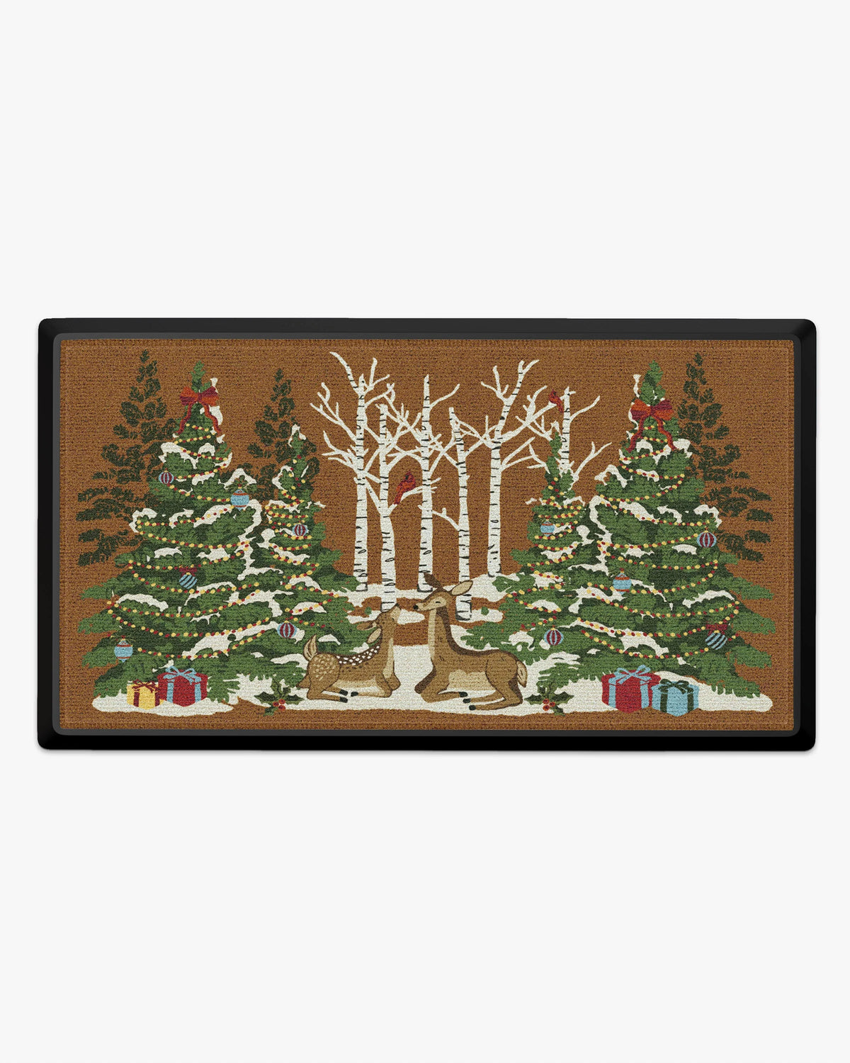 Woodland Holiday Large Doormat
