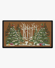 Woodland Holiday Large Doormat