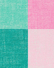 Building Blocks Pink & Green Rug