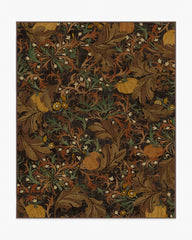 Autumn Canopy Dark Wood Flatwoven Rug